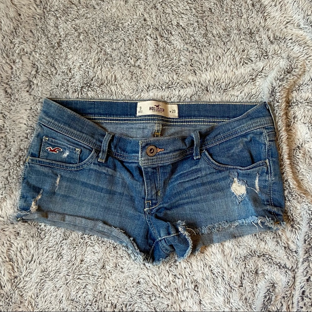 Hollister Super Short Jean Shorts
